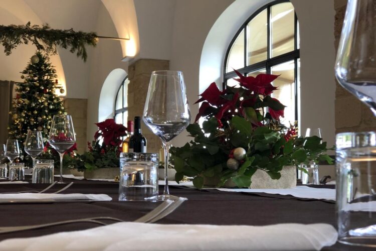 Sala dei Tabacchi allestimento Natale